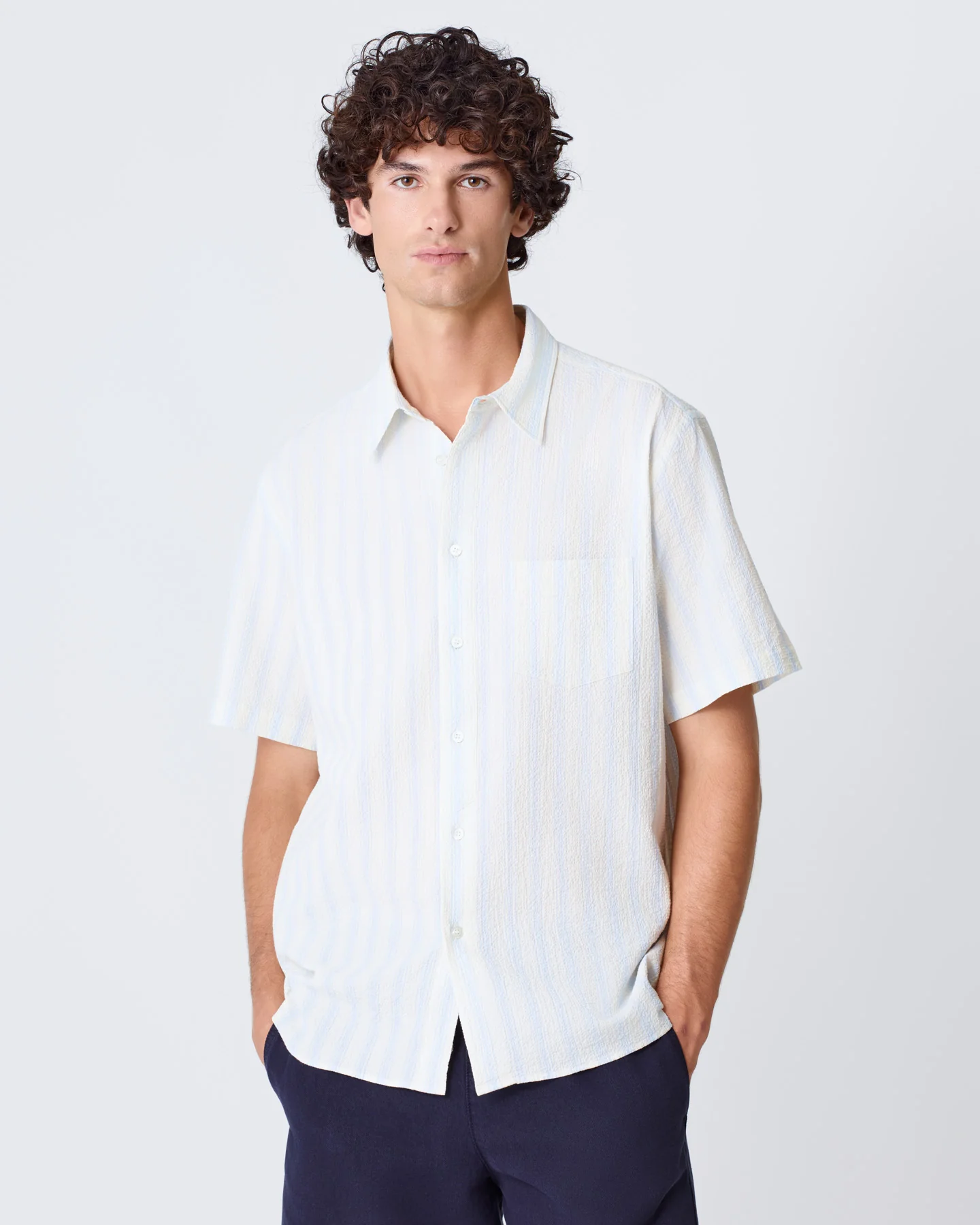 Alegre Pale Blue Stripes - Image 3