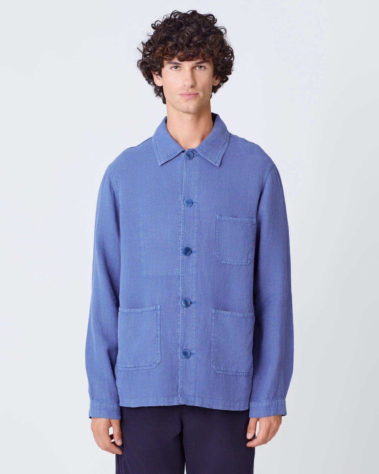 Baptista Indigo Linen - Image 3