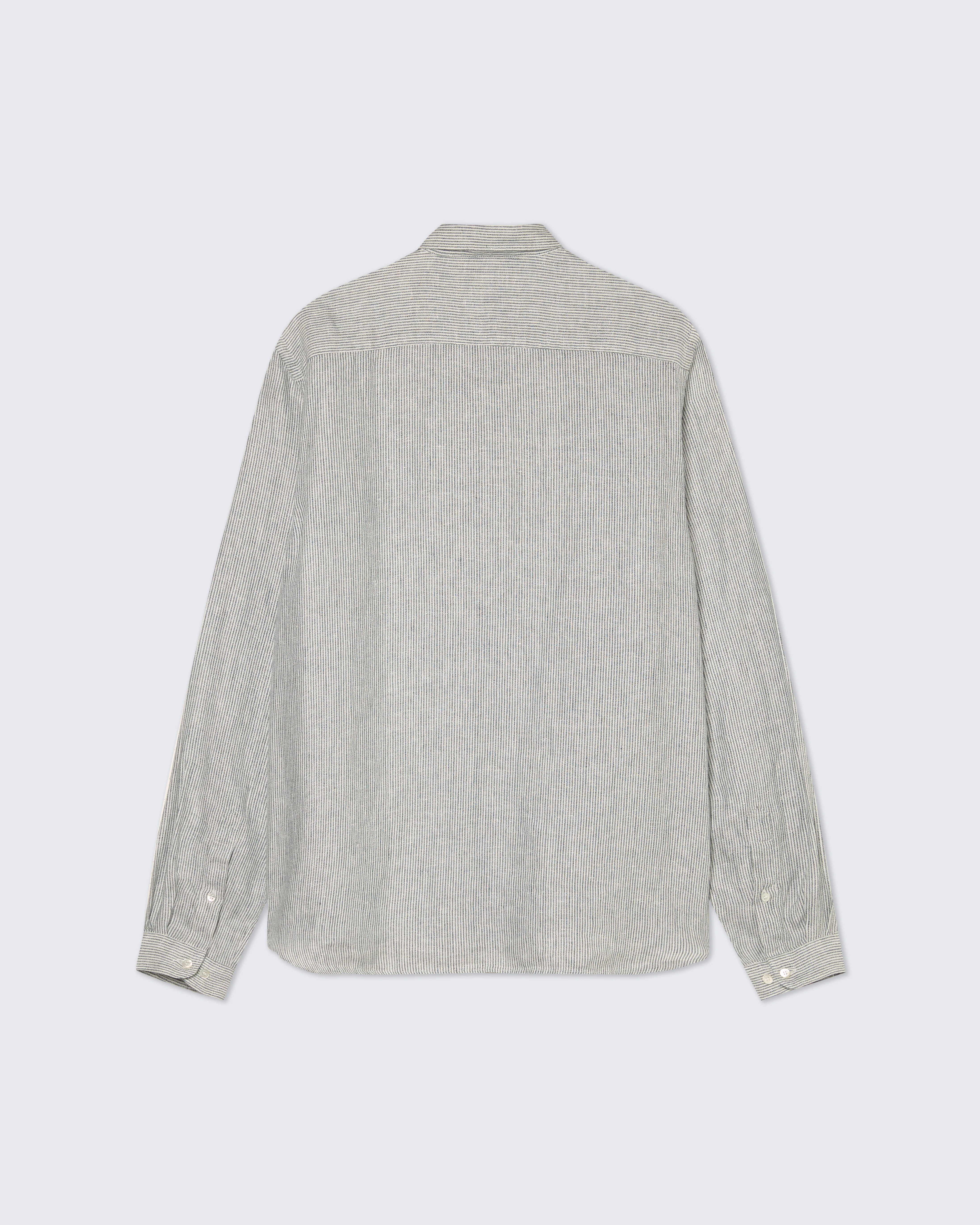 Branco Green Stripes Linen - Image 4