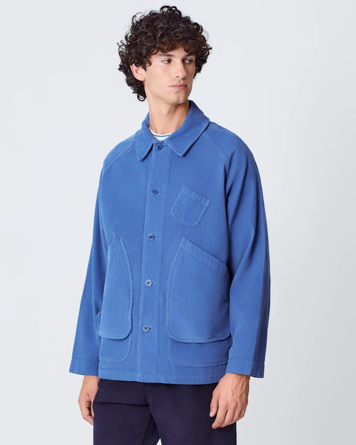 Mantero Indigo Corduroy - Image 3