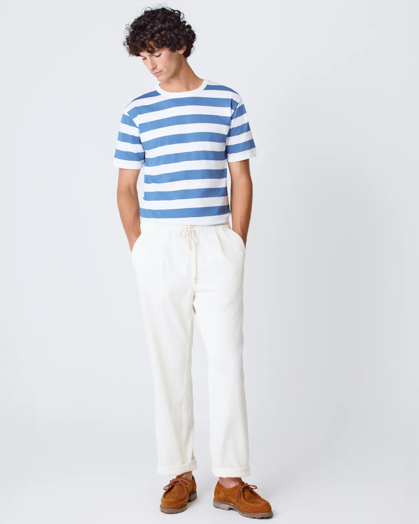 Ponte Off-White Baby Cord - Image 3