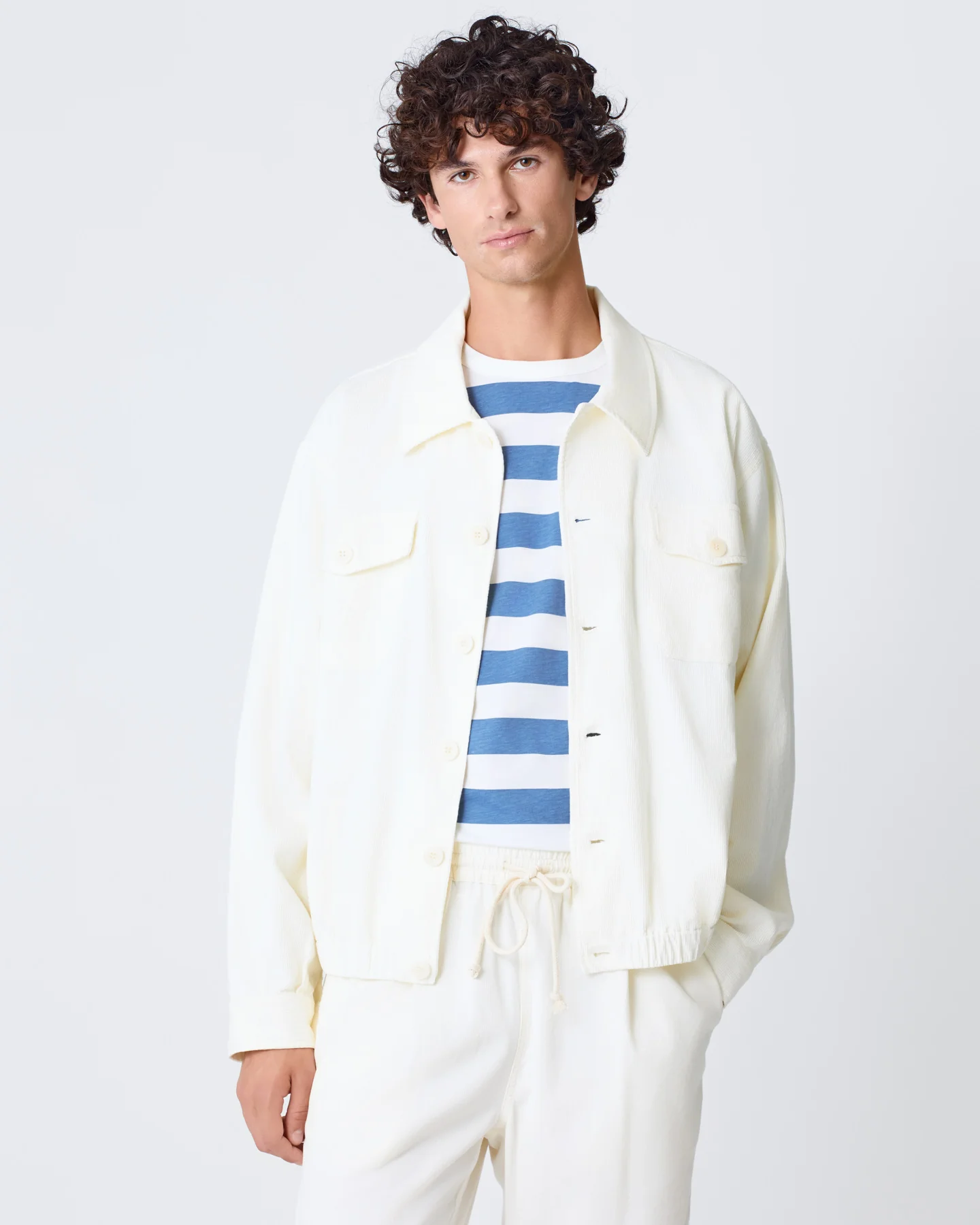 Silva Off-White Corduroy - Image 3